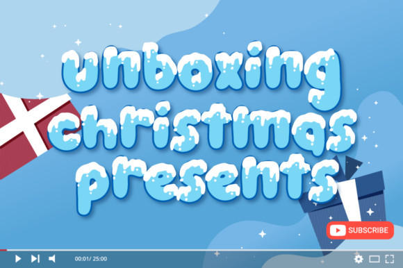 Frostine Snow Font