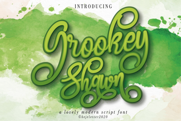 Grookey Shawn Font Grookey Shawn Font
