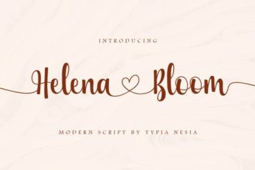 Helena Bloom Font