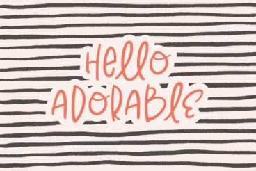 Hello Adorable Font