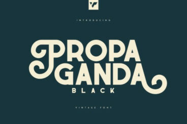 Propaganda Black Font