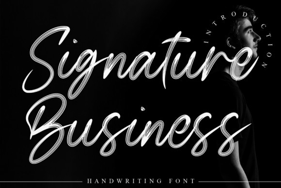 Signature Business Font Signature Business Font