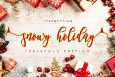 Snowy Holiday Font