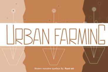Urban Farming Font