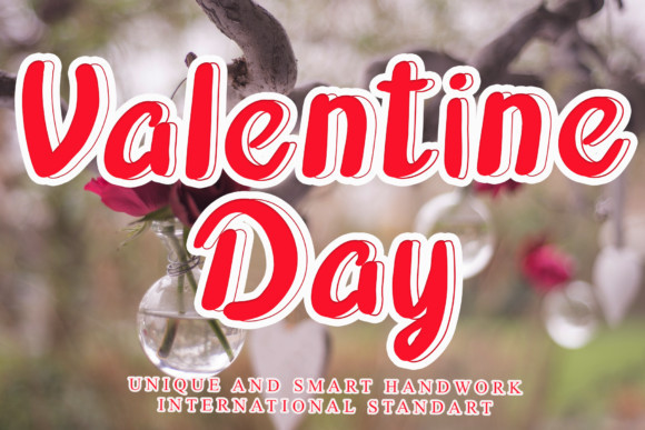 valentine's day font free