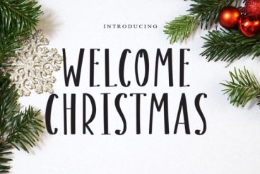 Welcome Christmas Font