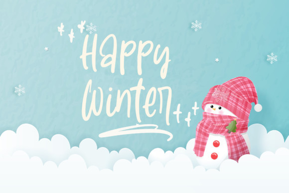 Winter Lova Font