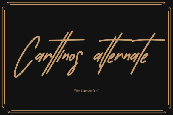 Carttinos Font