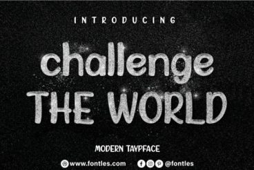 Challenge the World Font