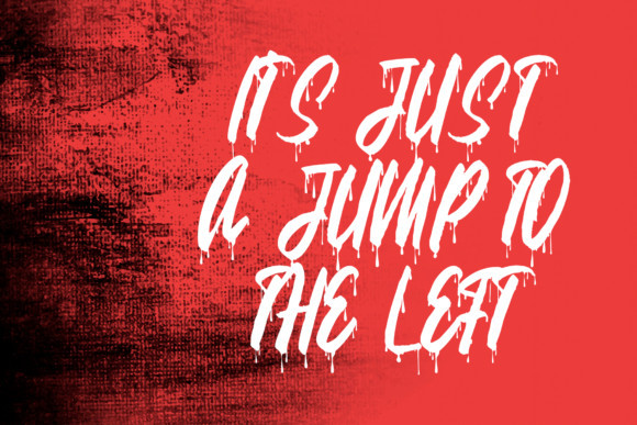 Drippy Message Font