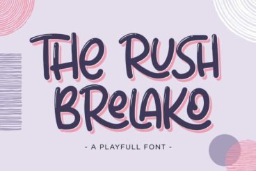 The Rush Brelako Font