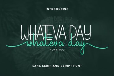 Whateva Day Font