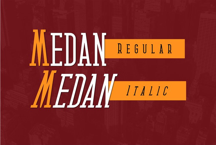 Medan Slab Font