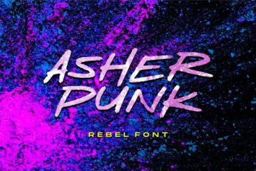 Asher Punk Font