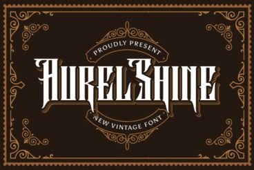 Aurel Shine Font