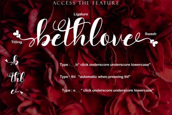 Bethlove Font
