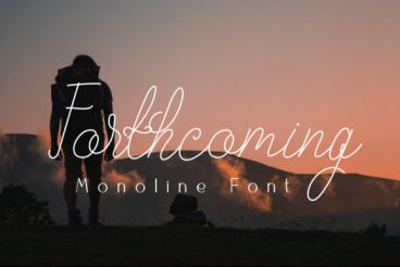 Forthcoming Font