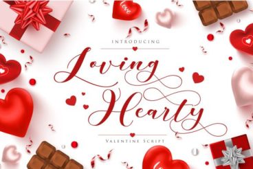 Loving Hearty Font