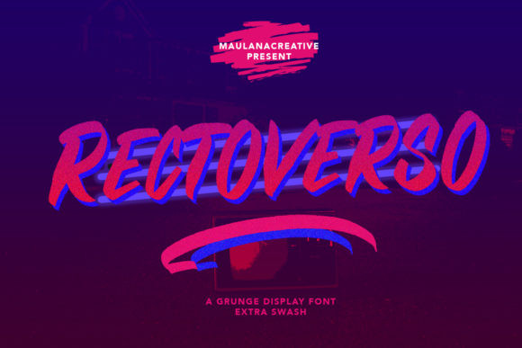 Rectoverso Font