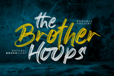 The Brother Hoops Font