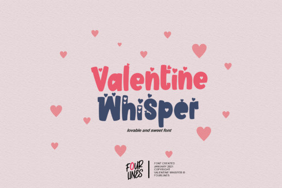 Valentine Whisper Font Valentine Whisper Font