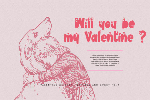 Valentine Whisper Font Valentine Whisper Font