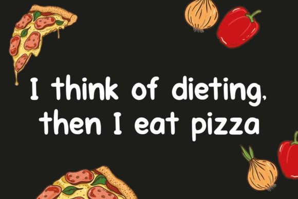 Yummy Foodies Font