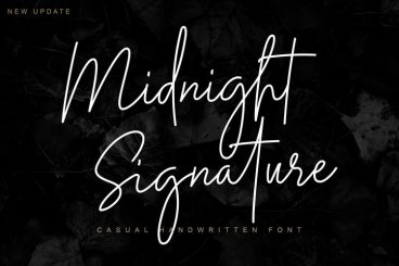 Midnight Signature Font