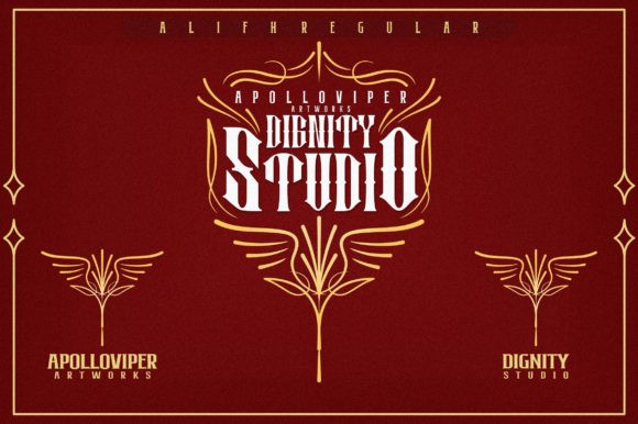 Alifapolloviper Font