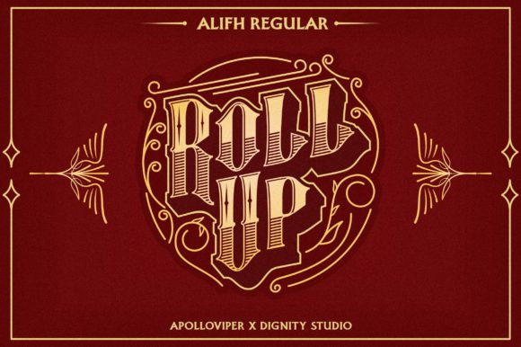 Alifapolloviper Font
