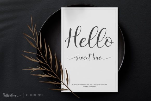 Betterlove Font