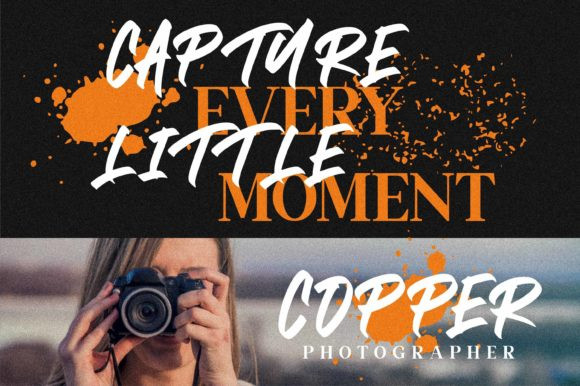 Black Brush Font