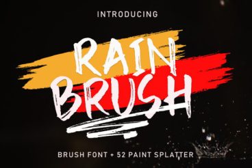 Rain Brush Font