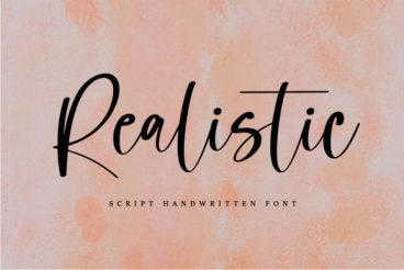 Realistic Font