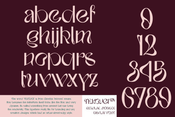 Tekouci Font