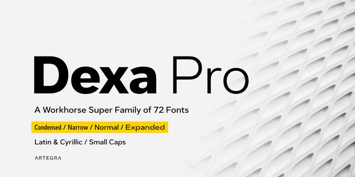 Dexa Pro Font Dexa Pro Font