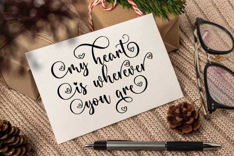 Romantic Heart Font
