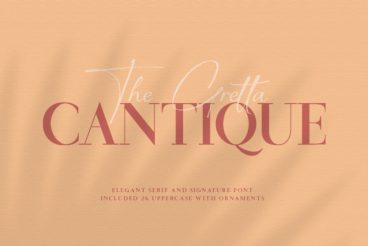 Cantique Font