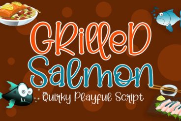 Grilled Salmon Font