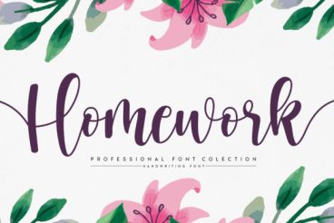 Homework Font