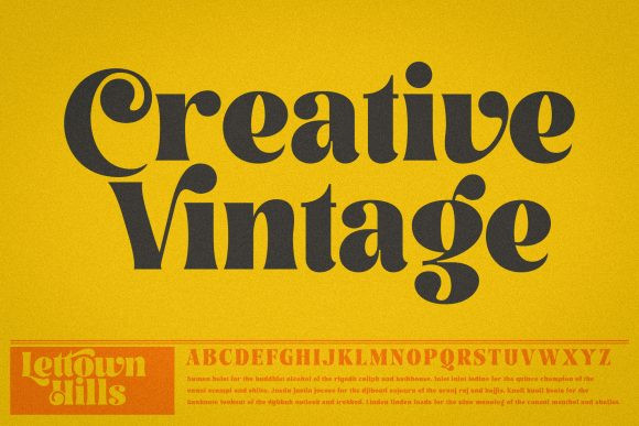 Lettown Hills Font