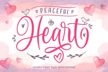 Peaceful Heart Font