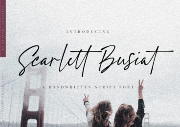 Scarlett Busiat Font