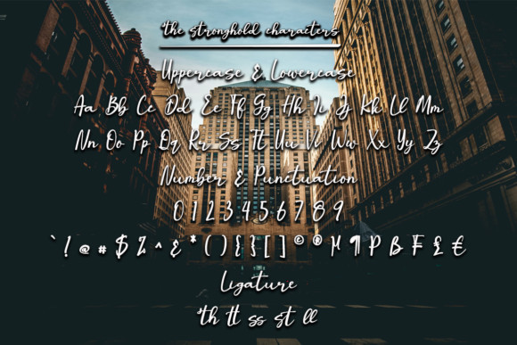the stronghold Font