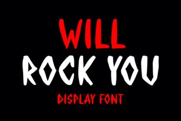 WILL ROCK YOU Font