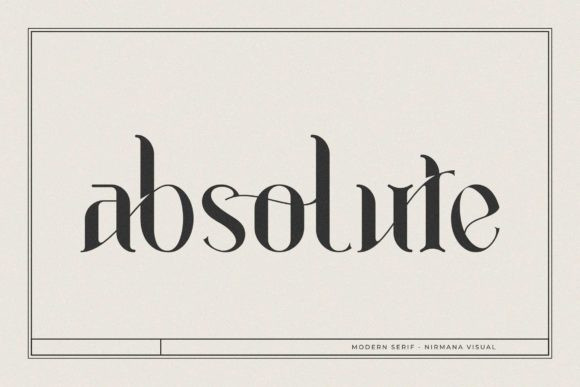 Absolute Font