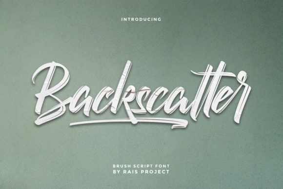 Backscatter Font Backscatter Font