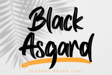 Black Asgard Font