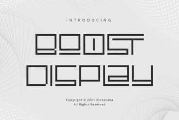 Boost Display Font