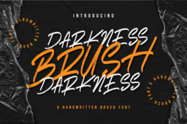 Darkness Brush Font